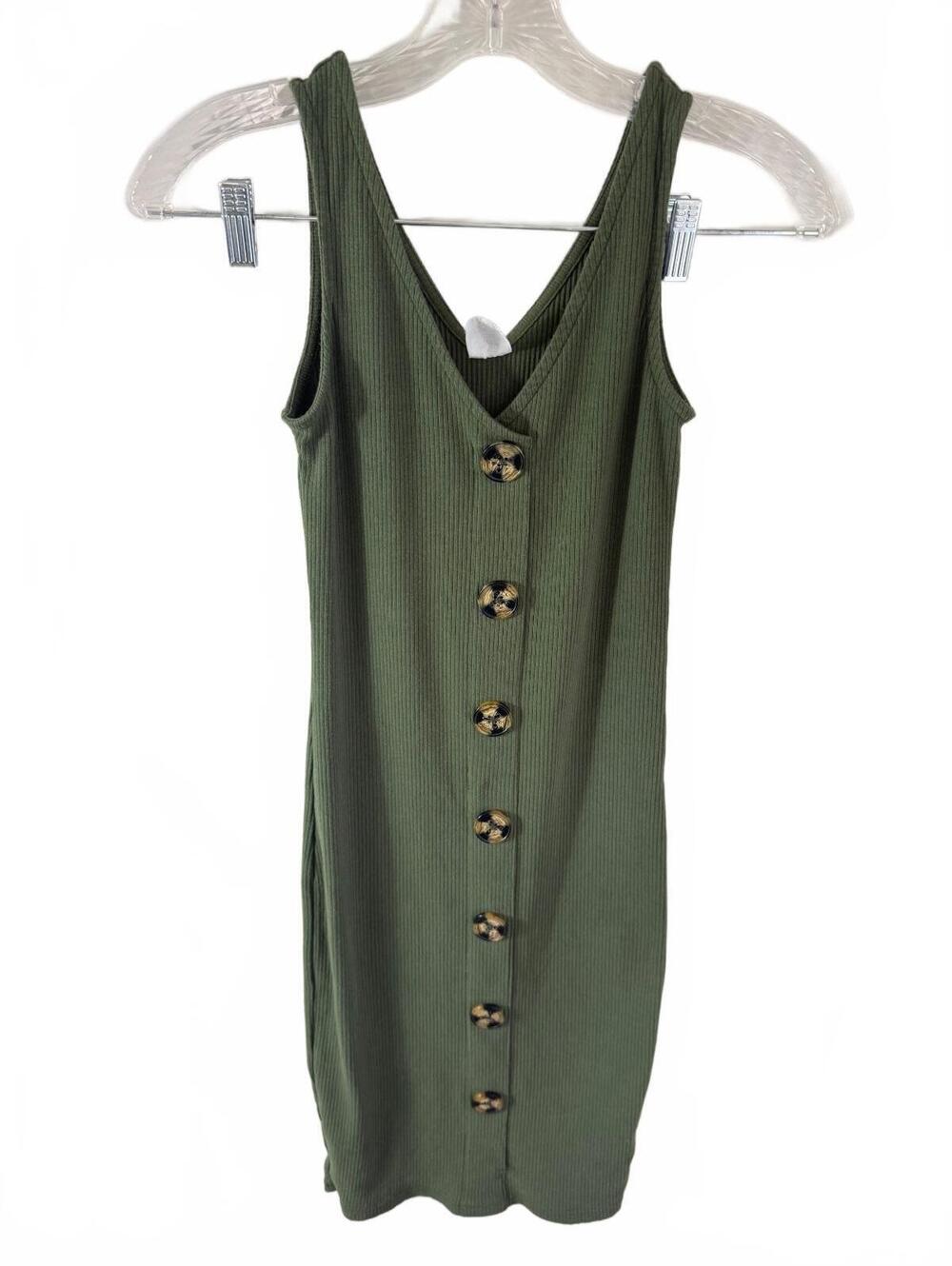 No Boundaries Front Sleeveless Girls Dress XS